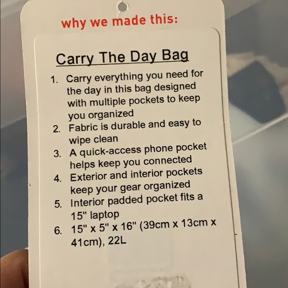 Lululemon Carry The Day Bag/Tote NWOT - Picture 5 of 5